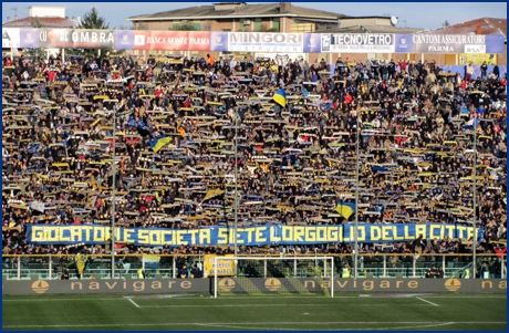 Parma-Juventus 06-01-2010. BOYS PARMA 1977, foto ultras