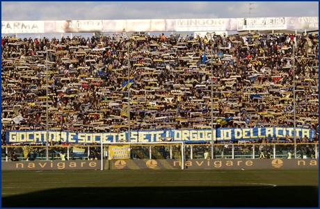 Parma-Juventus 06-01-2010. BOYS PARMA 1977, foto ultras