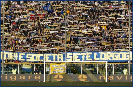 Parma-Juventus 06-01-2010. BOYS PARMA 1977, foto ultras