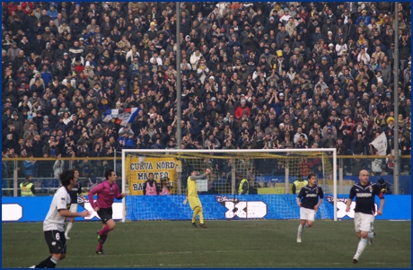 Parma-Lazio 14-02-2010. BOYS PARMA 1977, foto ultras