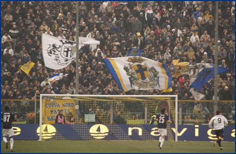 Parma-Lazio 14-02-2010. BOYS PARMA 1977, foto ultras