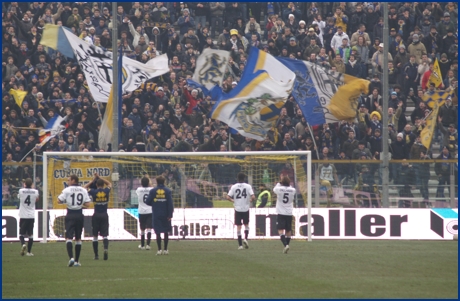 Parma-Lazio 14-02-2010. BOYS PARMA 1977, foto ultras