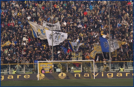 Parma-Lazio 14-02-2010. BOYS PARMA 1977, foto ultras