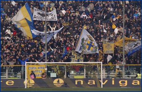 Parma-Lazio 14-02-2010. BOYS PARMA 1977, foto ultras