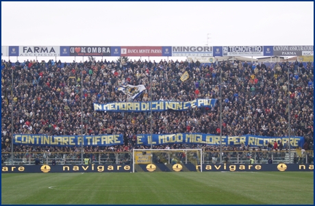 Parma-Napoli 29-11-2009. BOYS PARMA 1977, foto ultras