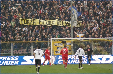 Parma-Napoli 29-11-2009. BOYS PARMA 1977, foto ultras