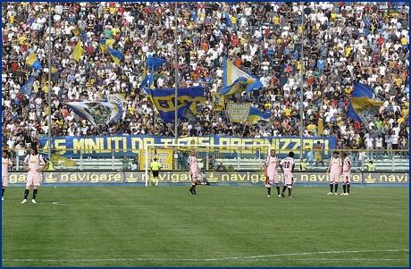 Parma-Palermo 20-09-2009. BOYS PARMA 1977, foto ultras