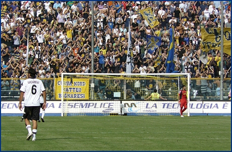 Parma-Palermo 20-09-2009. BOYS PARMA 1977, foto ultras