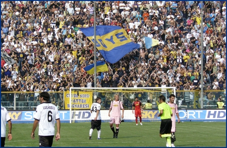 Parma-Palermo 20-09-2009. BOYS PARMA 1977, foto ultras