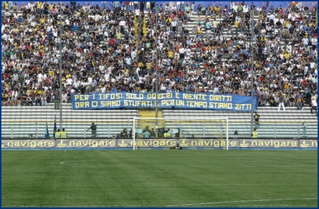 Parma-Palermo 20-09-2009. BOYS PARMA 1977, foto ultras