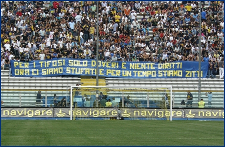 Parma-Palermo 20-09-2009. BOYS PARMA 1977, foto ultras