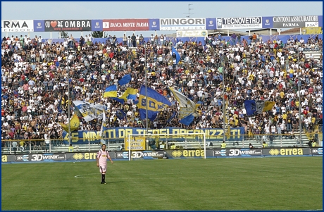 Parma-Palermo 20-09-2009. BOYS PARMA 1977, foto ultras