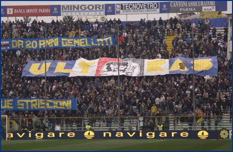 Parma-Sampdoria 28-02-2010. BOYS PARMA 1977, foto ultras