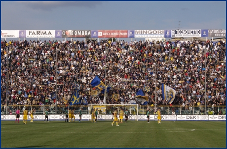 Parma-Siena 18-10-2009. BOYS PARMA 1977, foto ultras