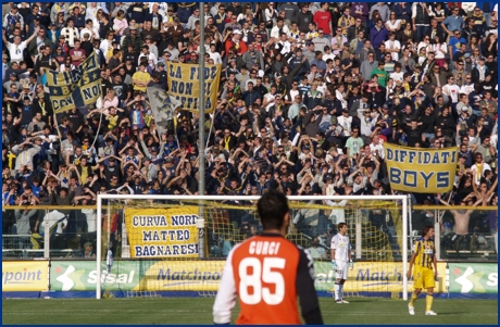 Parma-Siena 18-10-2009. BOYS PARMA 1977, foto ultras