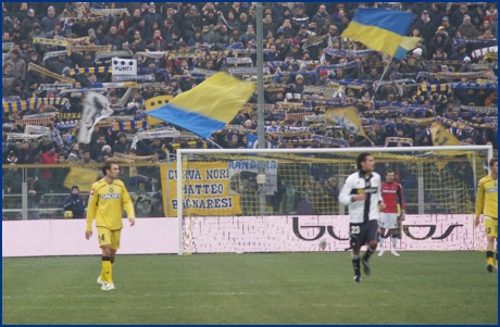 Parma-Udinese 17-01-2010. BOYS PARMA 1977, foto ultras