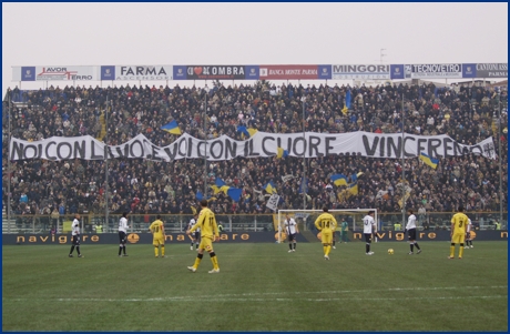 Parma-Udinese 17-01-2010. BOYS PARMA 1977, foto ultras