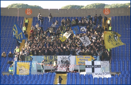 Roma-Parma 20-12-2009. BOYS PARMA 1977, foto ultras