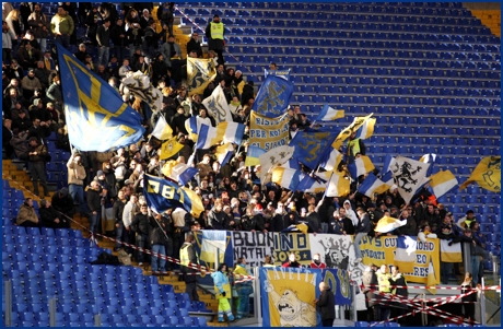 Roma-Parma 20-12-2009. BOYS PARMA 1977, foto ultras