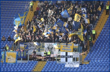 Roma-Parma 20-12-2009. BOYS PARMA 1977, foto ultras