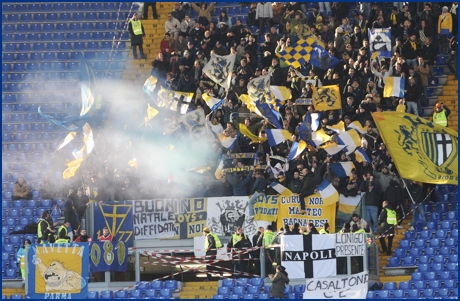 Roma-Parma 20-12-2009. BOYS PARMA 1977, foto ultras