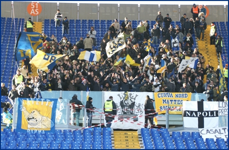 Roma-Parma 20-12-2009. BOYS PARMA 1977, foto ultras