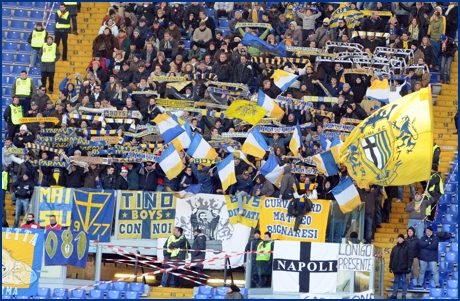 Roma-Parma 20-12-2009. BOYS PARMA 1977, foto ultras