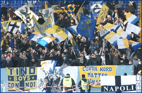 Roma-Parma 20-12-2009. BOYS PARMA 1977, foto ultras