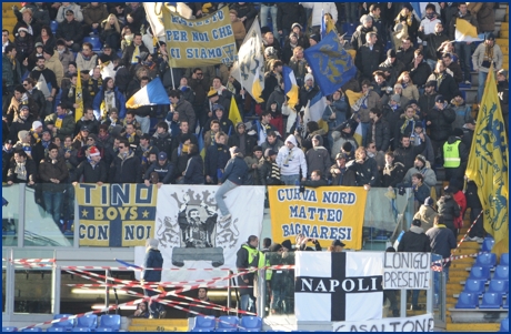 Roma-Parma 20-12-2009. BOYS PARMA 1977, foto ultras