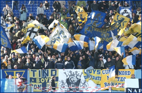 Roma-Parma 20-12-2009. BOYS PARMA 1977, foto ultras