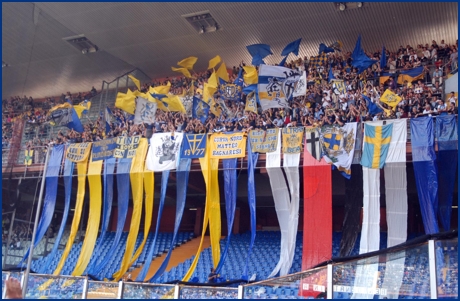 Sampdoria-Parma 04-10-2009. BOYS PARMA 1977, foto ultras