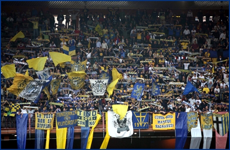 Sampdoria-Parma 04-10-2009. BOYS PARMA 1977, foto ultras