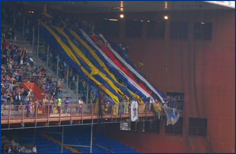 Sampdoria-Parma 04-10-2009. BOYS PARMA 1977, foto ultras