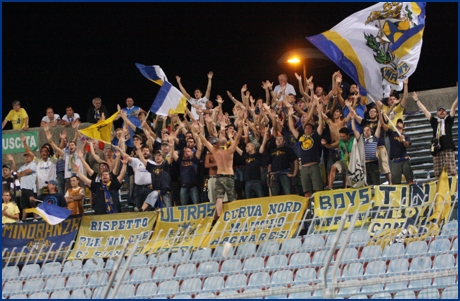 Udinese-Parma 23-08-2009. BOYS PARMA 1977, foto ultras