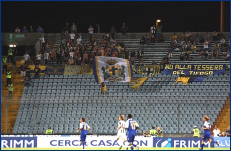 Udinese-Parma 23-08-2009. BOYS PARMA 1977, foto ultras