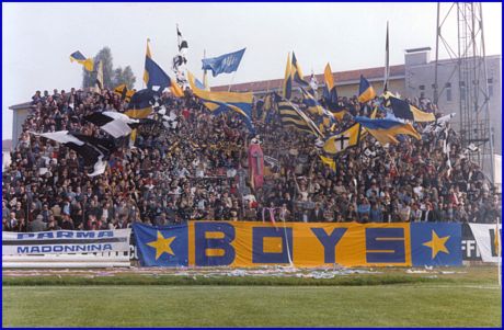 PARMA-Reggiana 16-10-1977. BOYS PARMA 1977, foto Ultras