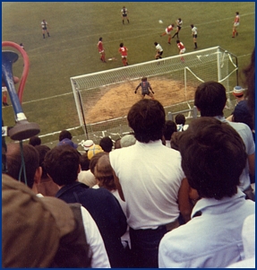 PARMA-Triestina 17-06-1979. Spareggio promozione in Serie B, Stadio Menti di Vicenza. BOYS PARMA 1977, foto Ultras