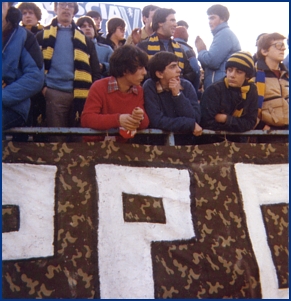 Brescia-PARMA 03-02-1980. BOYS PARMA 1977, foto Ultras