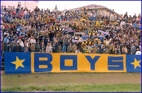 PARMA-Como 11-11-1979. BOYS PARMA 1977, foto Ultras