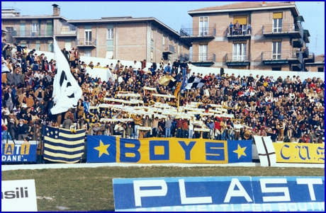 PARMA-Palermo 24-02-1980. BOYS PARMA 1977, foto Ultras