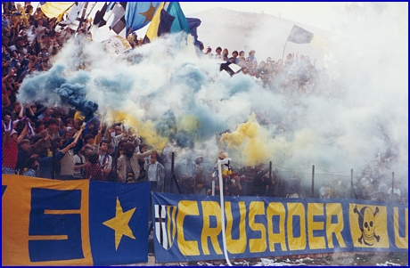 PARMA-Sampdoria 30-09-1979. BOYS PARMA 1977, foto Ultras