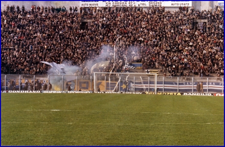 Sampdoria-PARMA 17-02-1980. BOYS PARMA 1977, foto Ultras