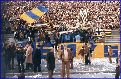 Sampdoria-PARMA 17-02-1980. BOYS PARMA 1977, foto Ultras