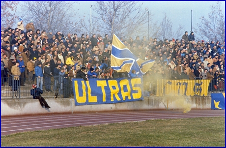 Modena-PARMA 04-01-1981. BOYS PARMA 1977, foto Ultras