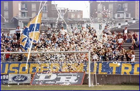 Novara-PARMA 28-09-1980. BOYS PARMA 1977, foto Ultras