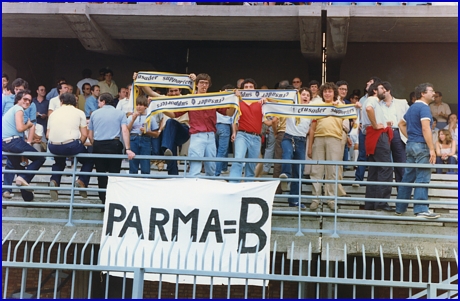 Empoli-PARMA 20-09-1981. BOYS PARMA 1977, foto Ultras