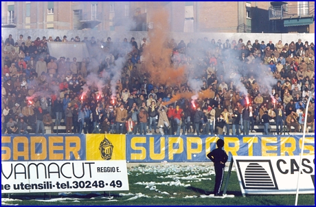 PARMA-Atalanta 08-11-1981. BOYS PARMA 1977, foto Ultras