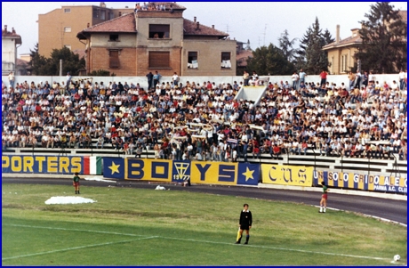 PARMA-Brescia 19-09-1982. BOYS PARMA 1977, foto Ultras