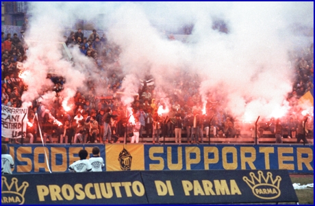 PARMA-Carrarese 17-10-1982. BOYS PARMA 1977, foto Ultras