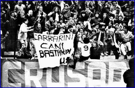 PARMA-Carrarese 17-10-1982. BOYS PARMA 1977, foto Ultras